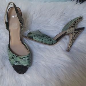 Python Sling Backs